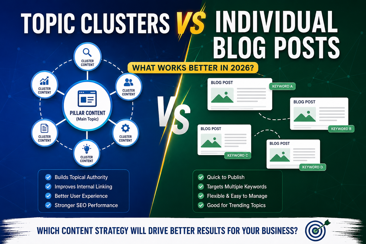 Topic Clusters vs Individual Blog Posts